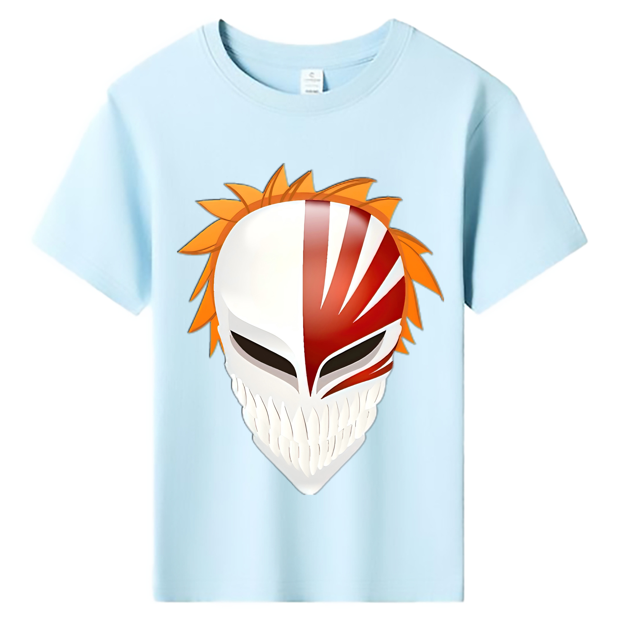 （画像用） ブリーチ 黒崎一護（くろさき いちご）BLEACH Kurosaki Ichigo 綿100％キッズTシャツ（フロントプリント）